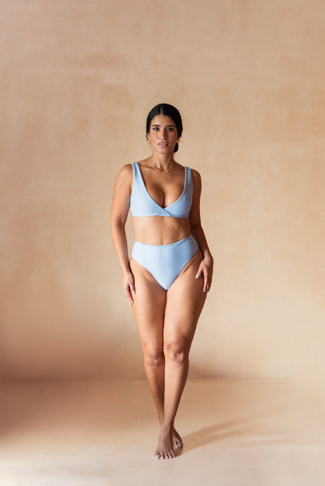 Cross-Front Bralette Top - Amalfi - The Thirties by gk