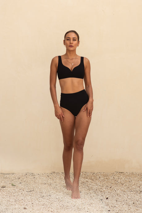 High-Waisted Bottom - Nero - The Thirties by gk