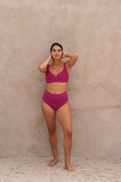 V-Wire Top in Waffle - Rio - The Thirties by gk