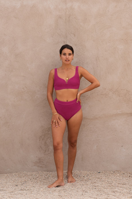High-Waisted Bottom in Waffle - Rio - The Thirties by gk