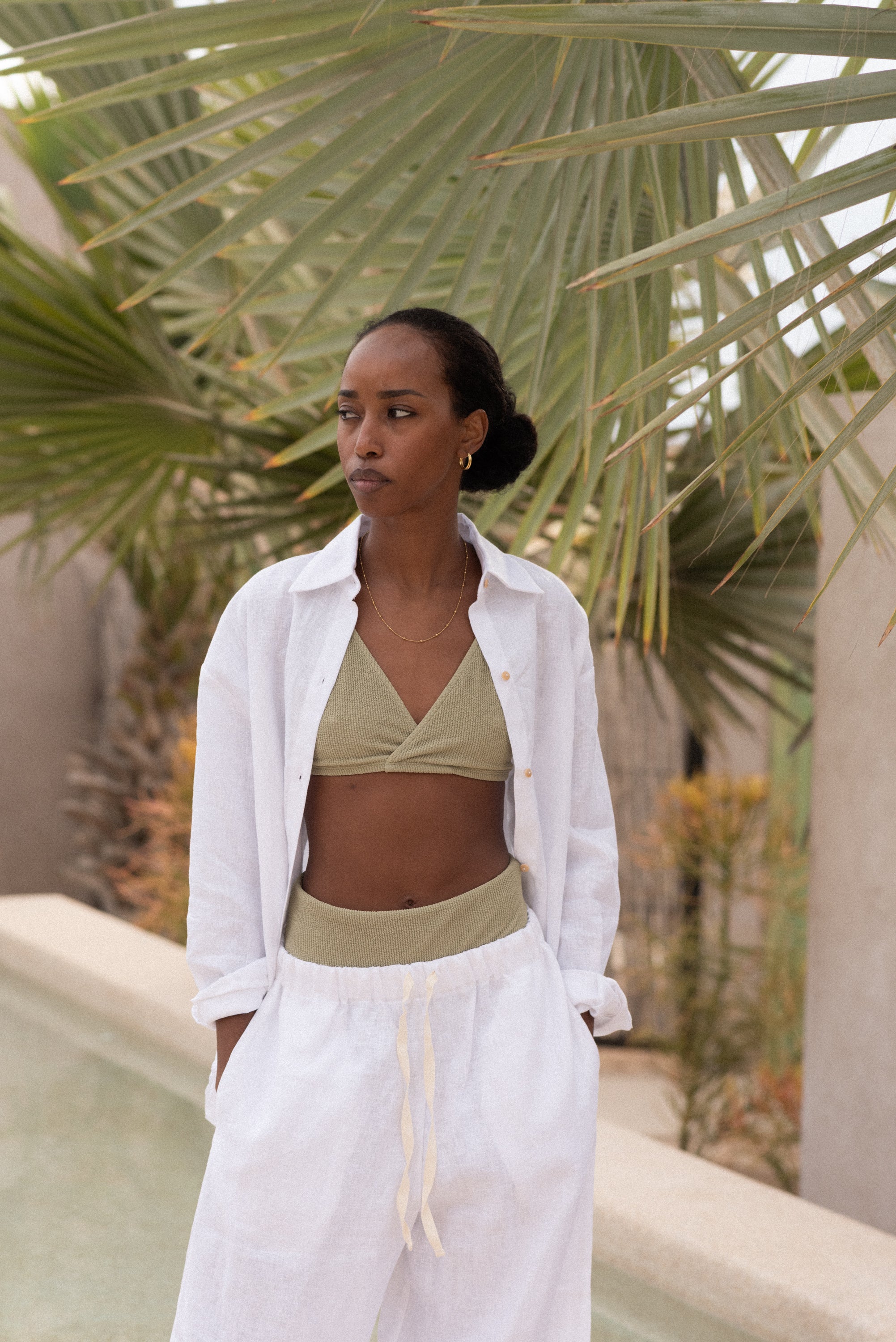 Bianco White Linen Shirt | Lightweight & Breathable | The Thirties