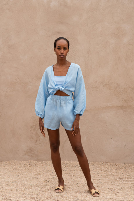 Linen Shorts - Amalfi // PRE-ORDER - The Thirties by gk