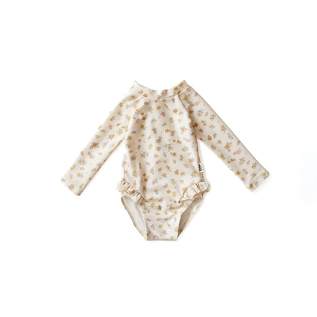 Long-Sleeved Swimsuit with Ruffles - Celeste x Jess Megan - The Thirties by gk