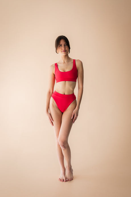 Strip Bottom - Hibiscus - The Thirties by gk