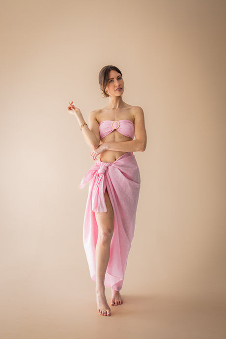 Linen Maxi Sarong - Petal - The Thirties by gk